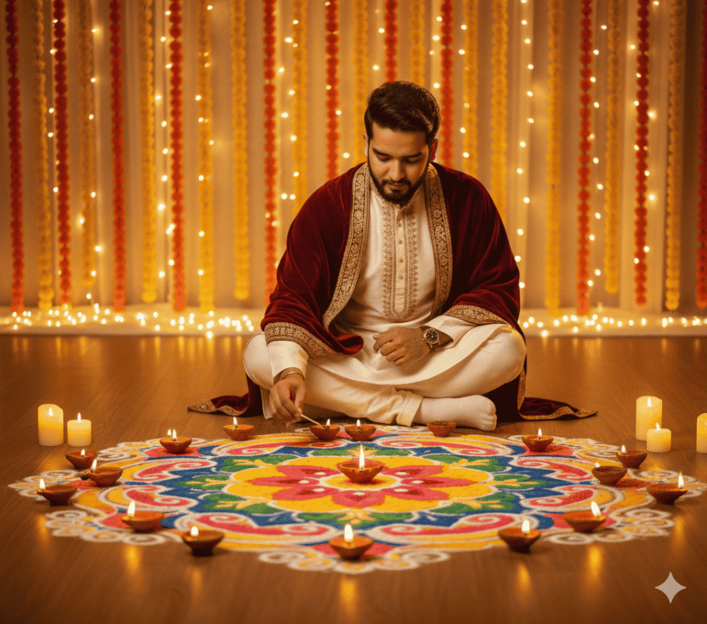 Stunning Diwali Photo Editing Prompts for Boys