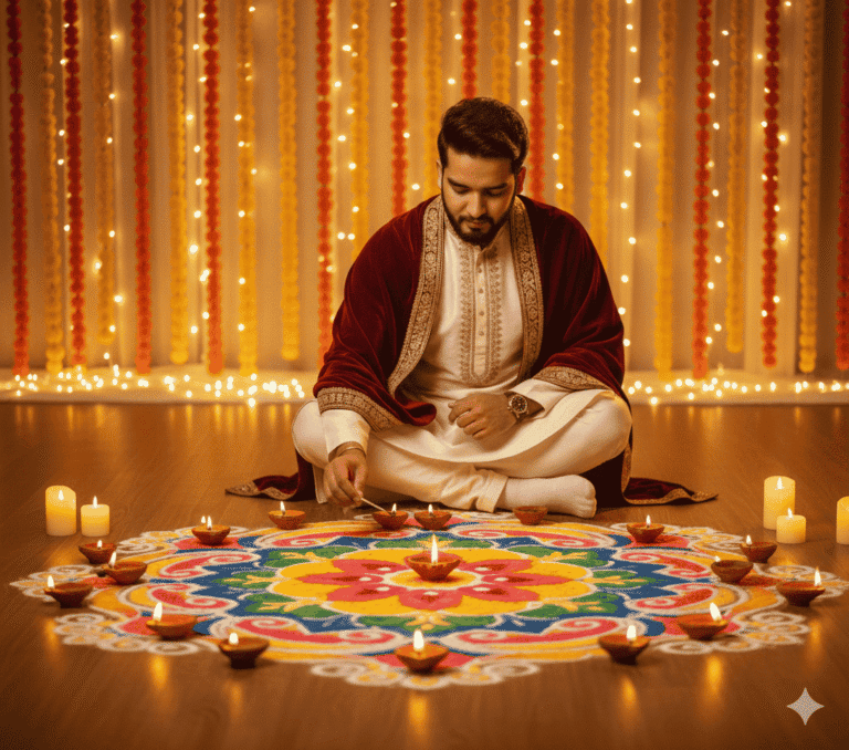 Stunning Diwali Photo Editing Prompts for Boys