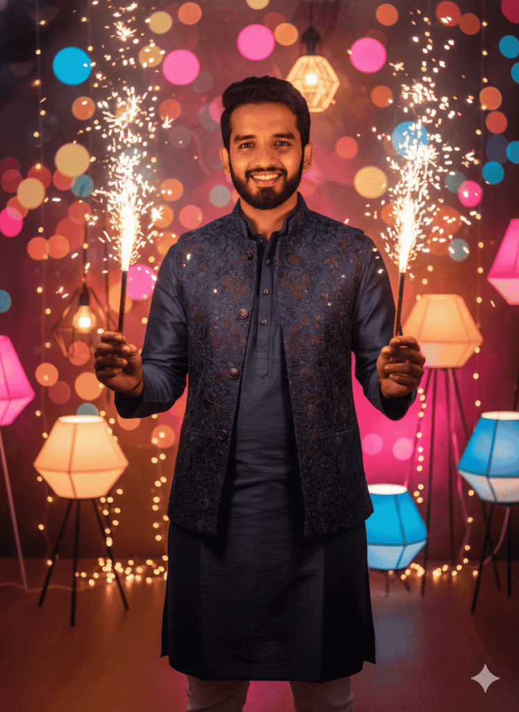 Stunning Diwali Photo Editing Prompts for Boys