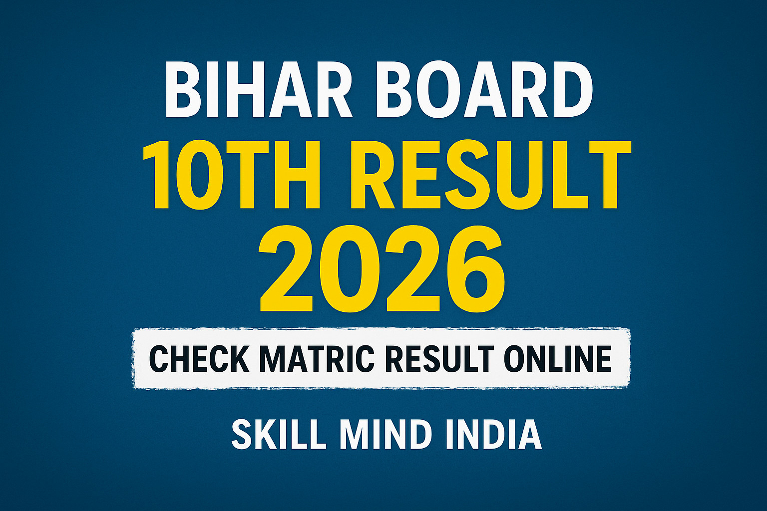 Bihar Board 10th Result 2026